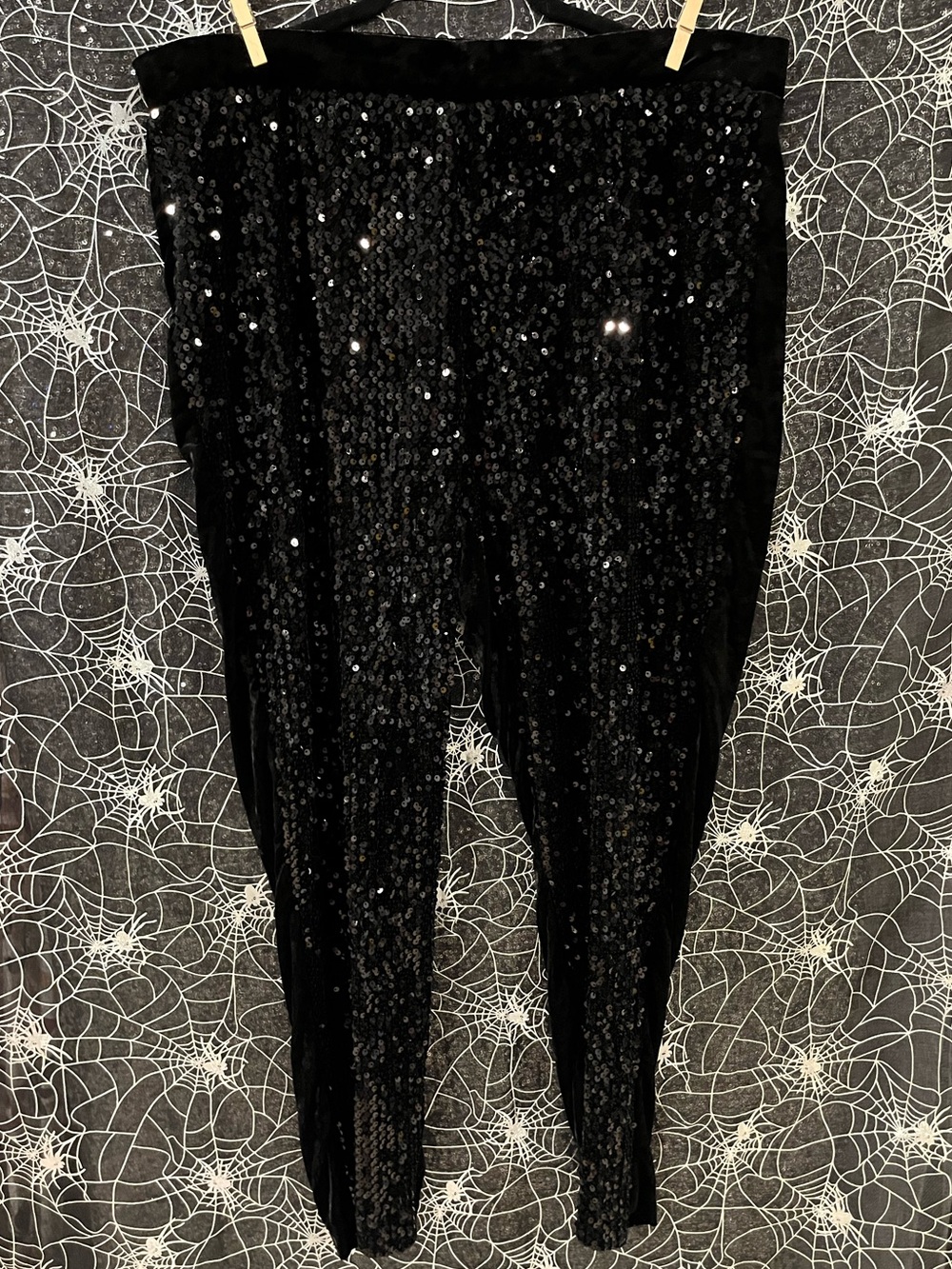 Chico's Black Velvet Ankle Pants